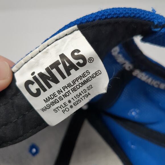 Cintas Strapback Hat Blue One Size Embroidered Logo Republic Services - Picture 9 of 9